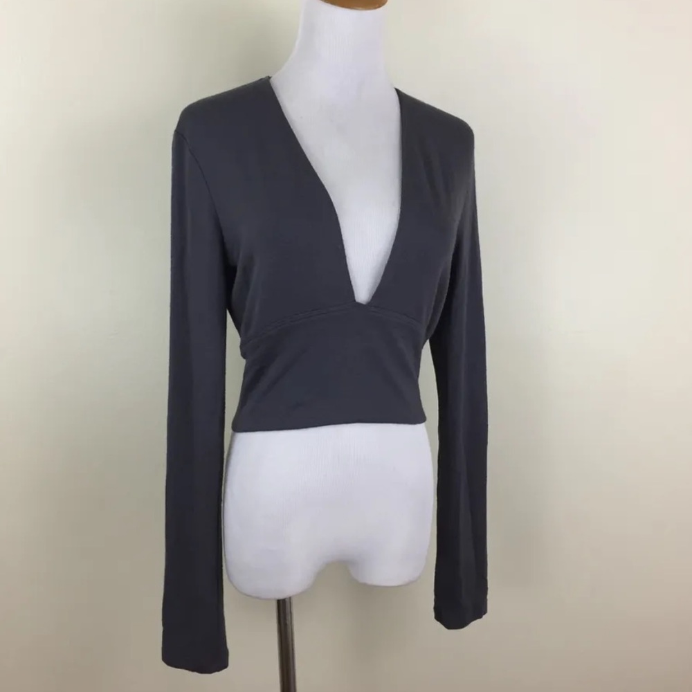 Wilfred Free Long Sleeve V-neck sweater top small